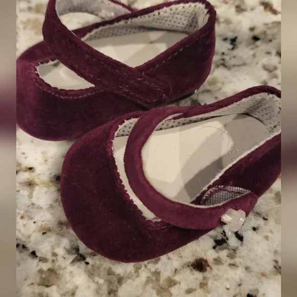 American Girl Shoes and Accessories  Scarf Microscope Coconut Slippers Headband - Picture 6 of 15